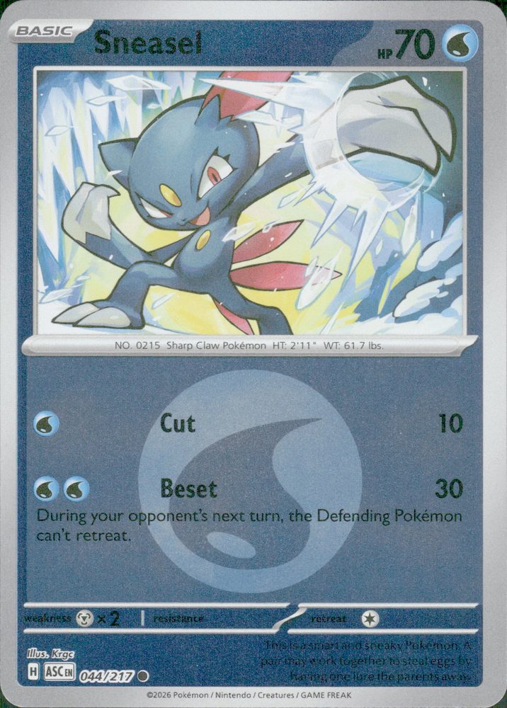 Sneasel — front scan