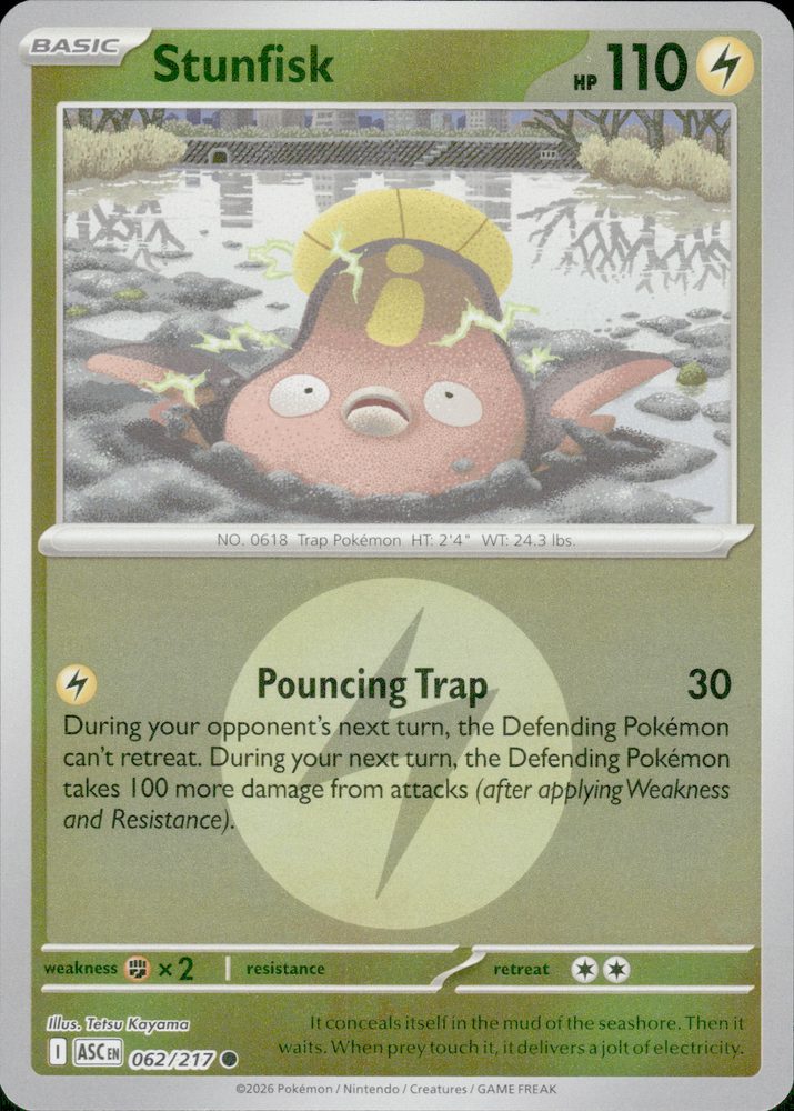 Stunfisk — front scan