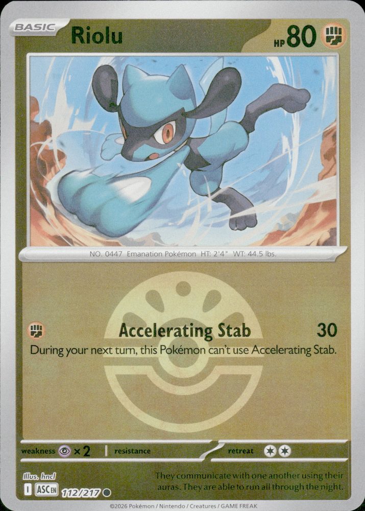 Riolu — front scan