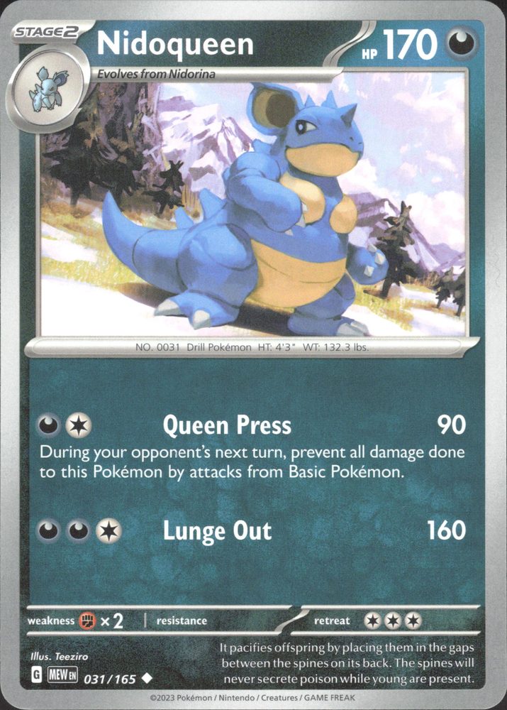 Nidoqueen — front scan