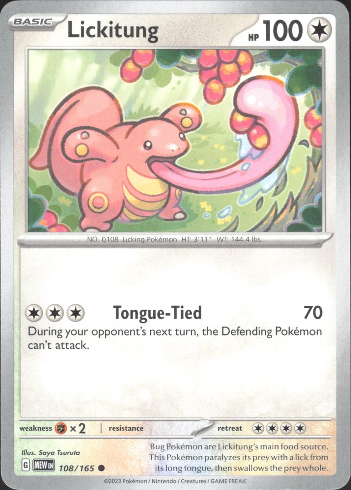 Lickitung — front scan