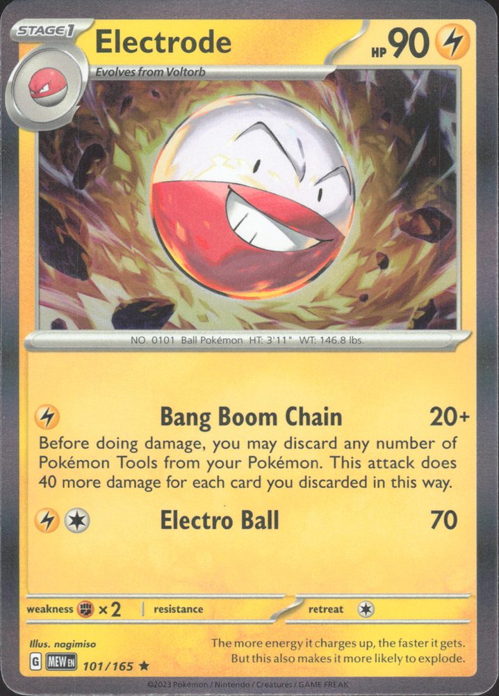 Electrode — front scan