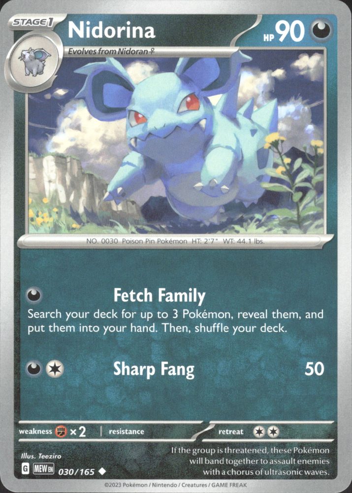 Nidorina — front scan
