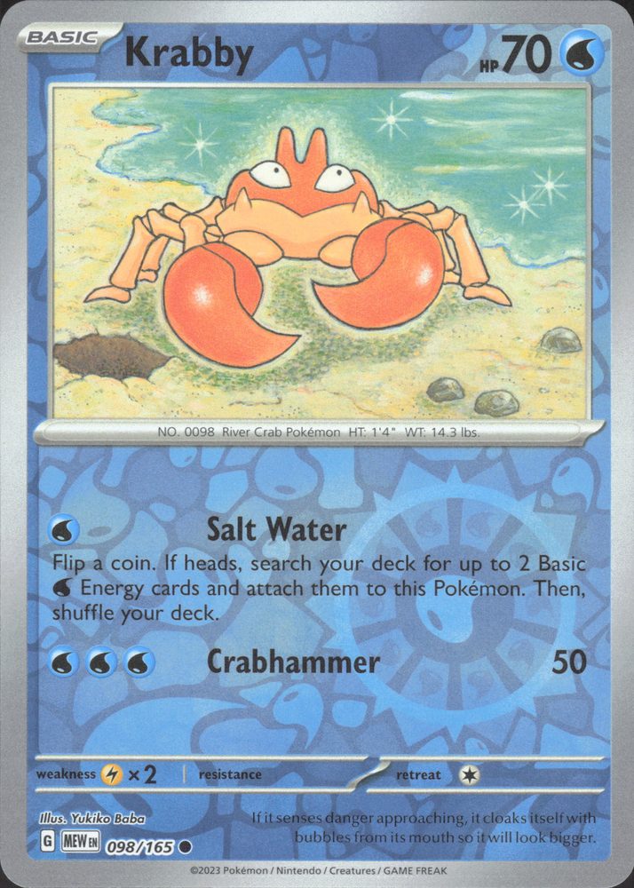 Krabby — front scan