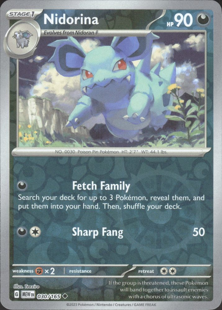 Nidorina — front scan