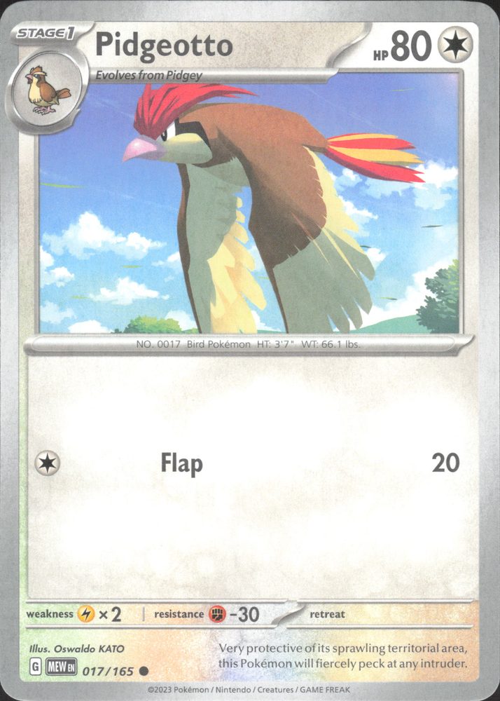 Pidgeotto — front scan