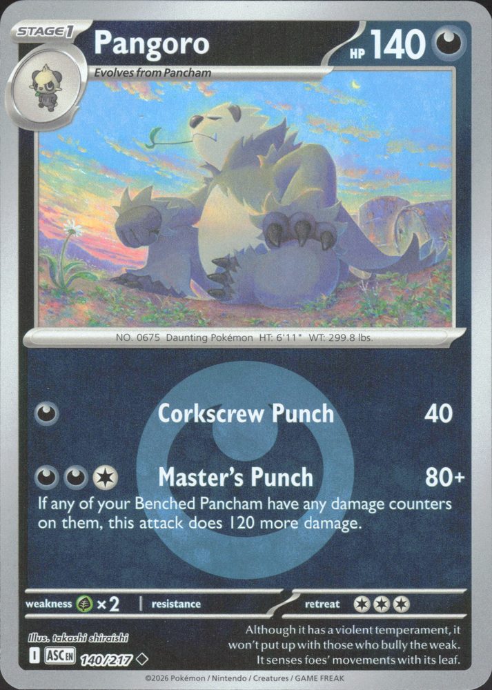 Pangoro — front scan