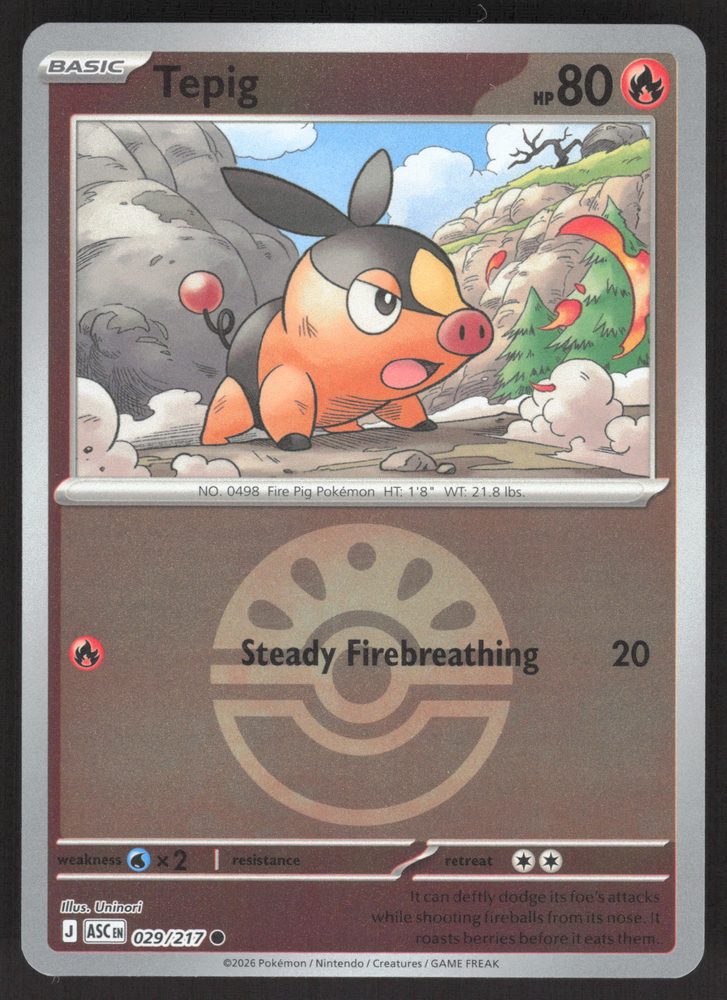 Tepig — front scan