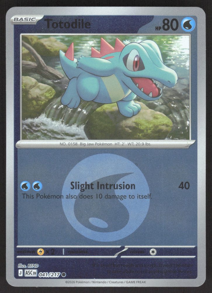 Totodile — front scan