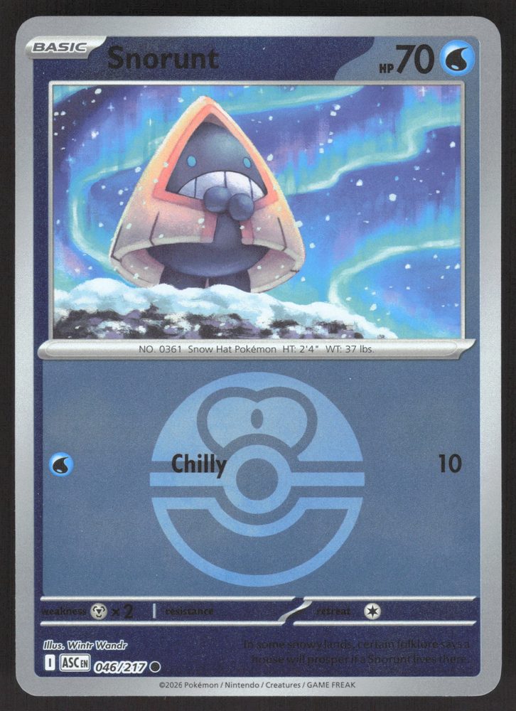 Snorunt — front scan
