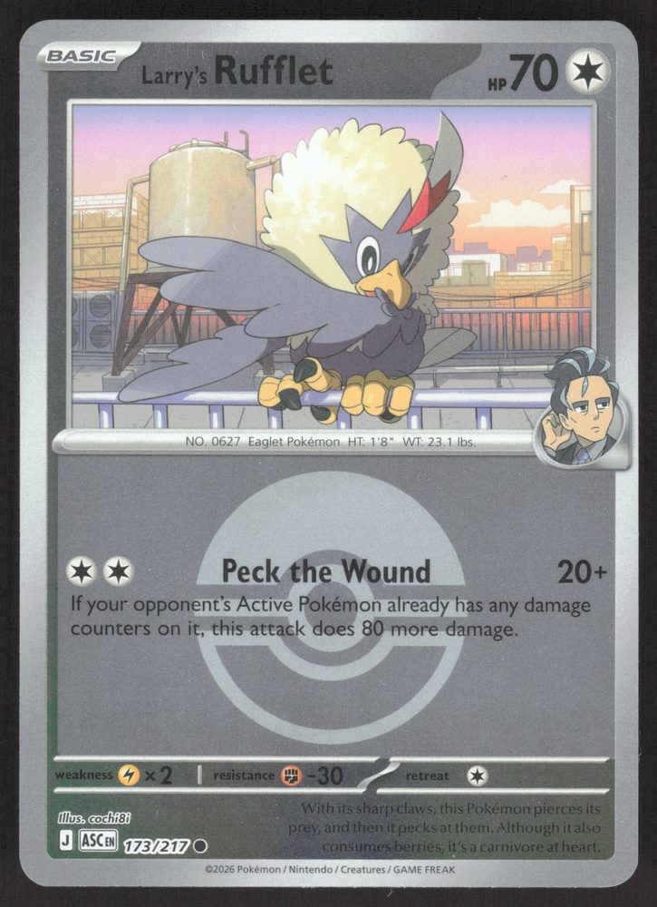 Larry's Rufflet — front scan