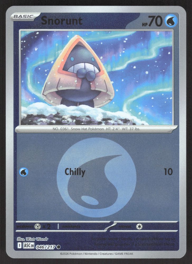 Snorunt — front scan