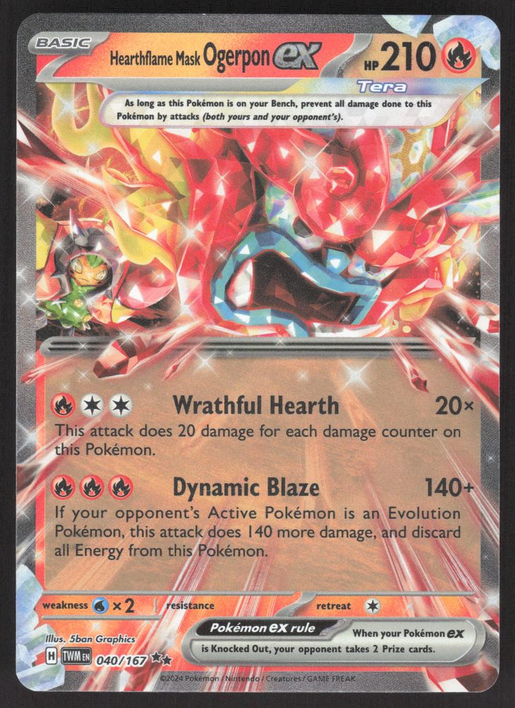 Hearthflame Mask Ogerpon ex — front scan