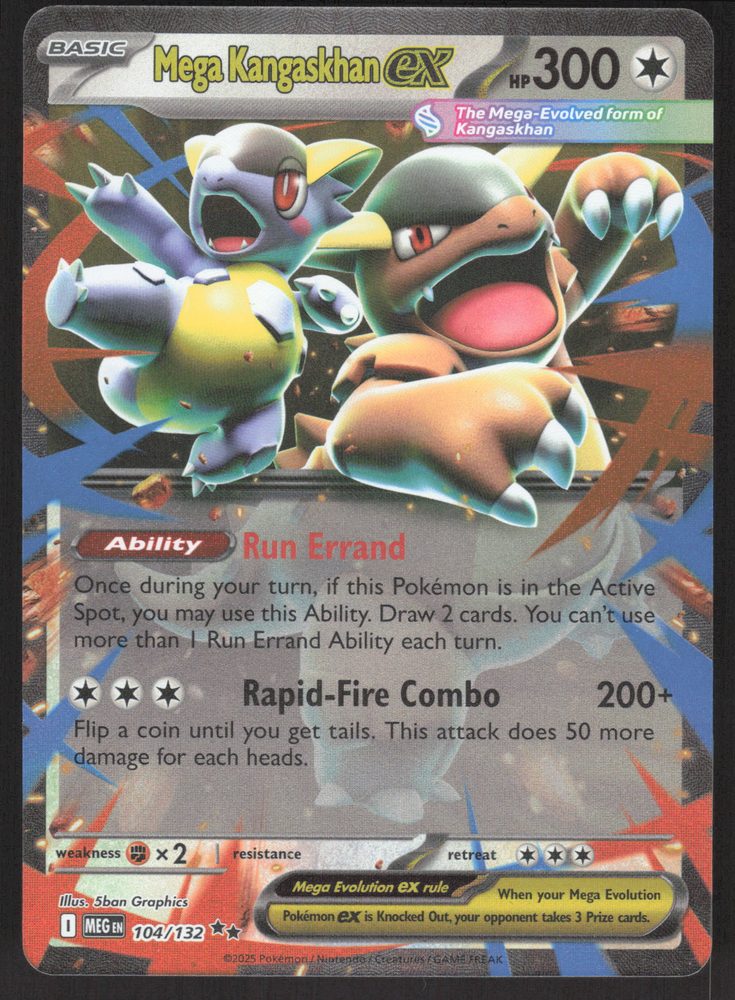 Mega Kangaskhan ex — front scan