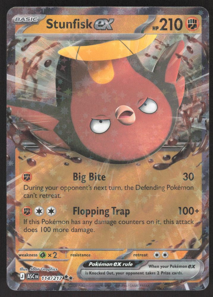 Stunfisk ex — front scan