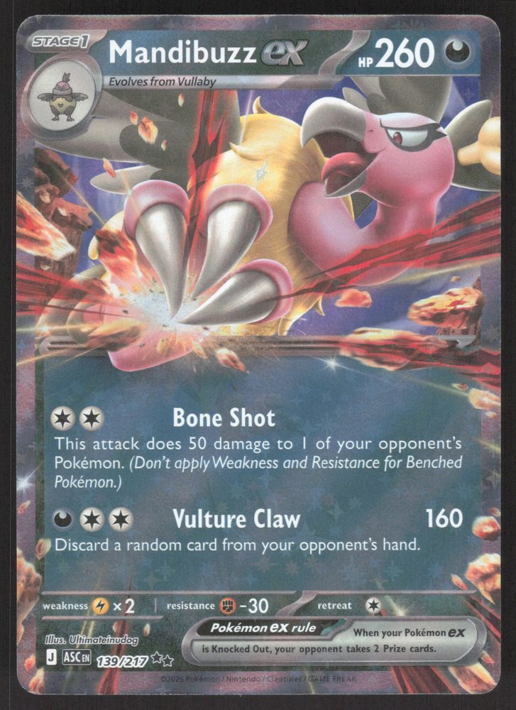 Mandibuzz ex — front scan