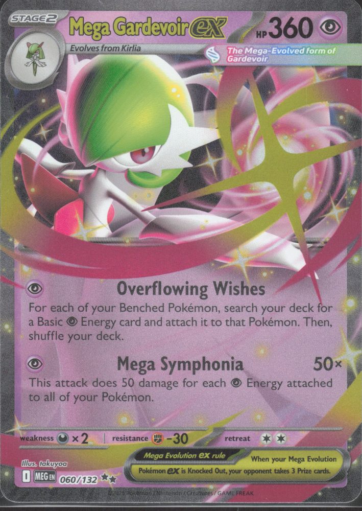 Mega Gardevoir ex — front scan