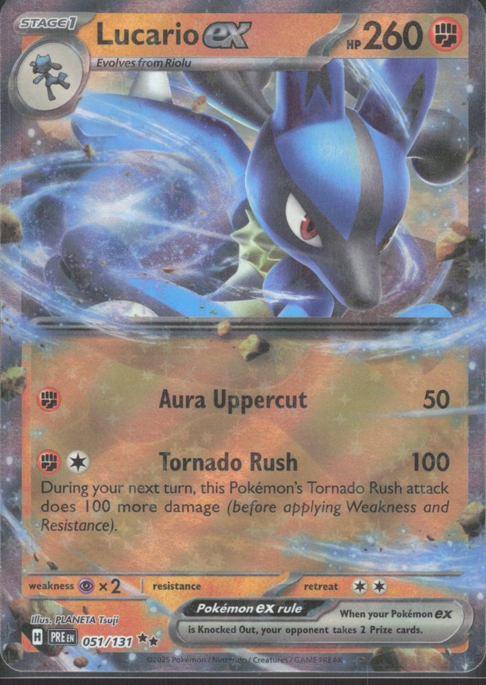 Lucario ex — front scan