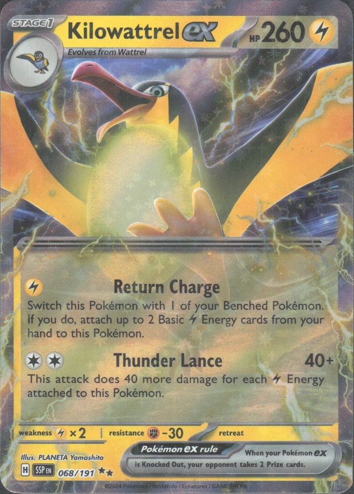 Kilowattrel ex — front scan