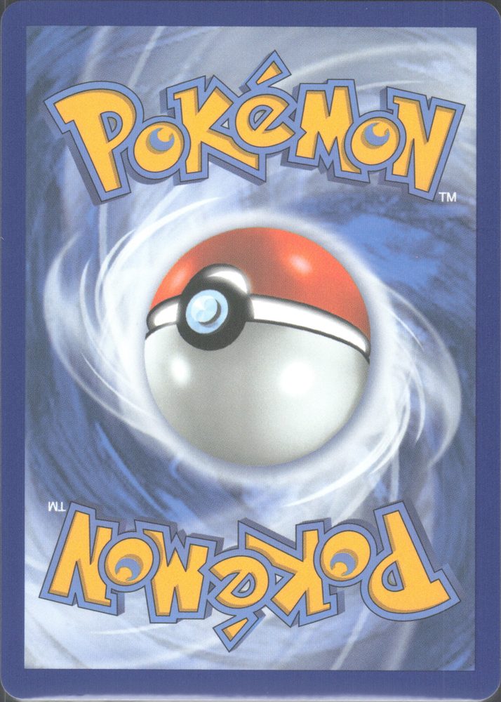 Mega Starmie ex — back scan