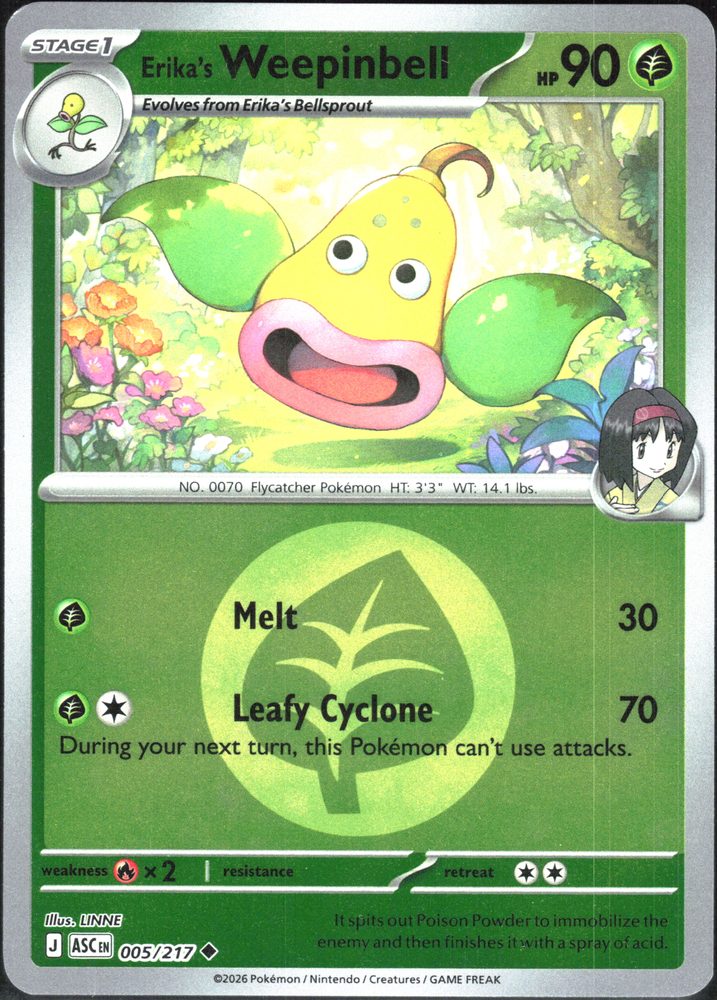 Erika's Weepinbell — front scan
