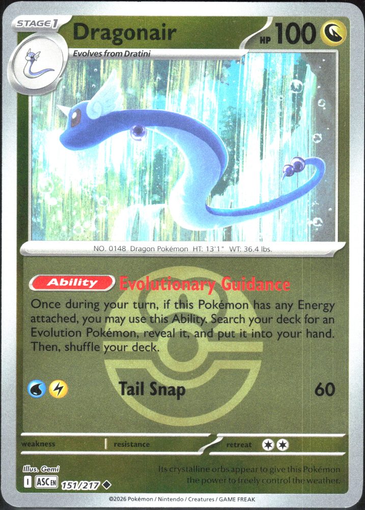 Dragonair — front scan