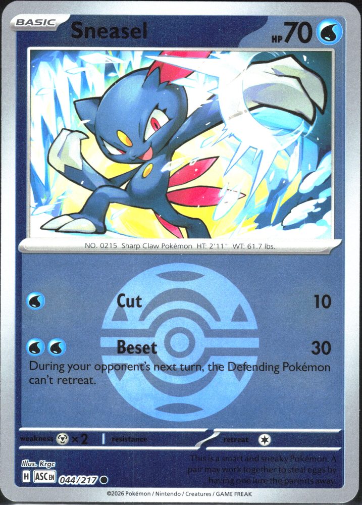 Sneasel — front scan