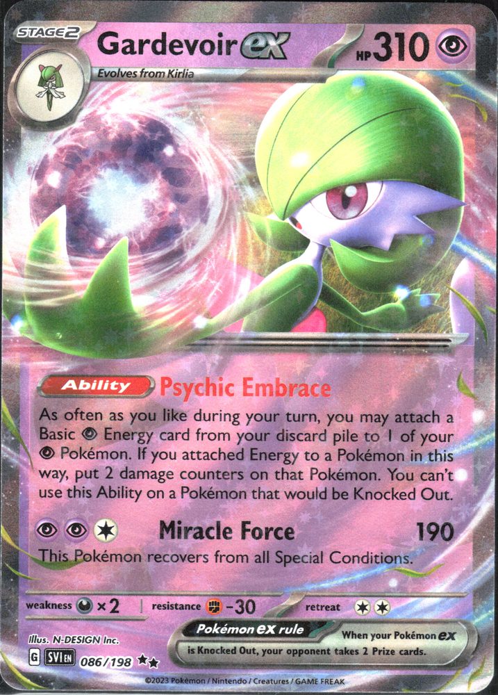Gardevoir ex — front scan
