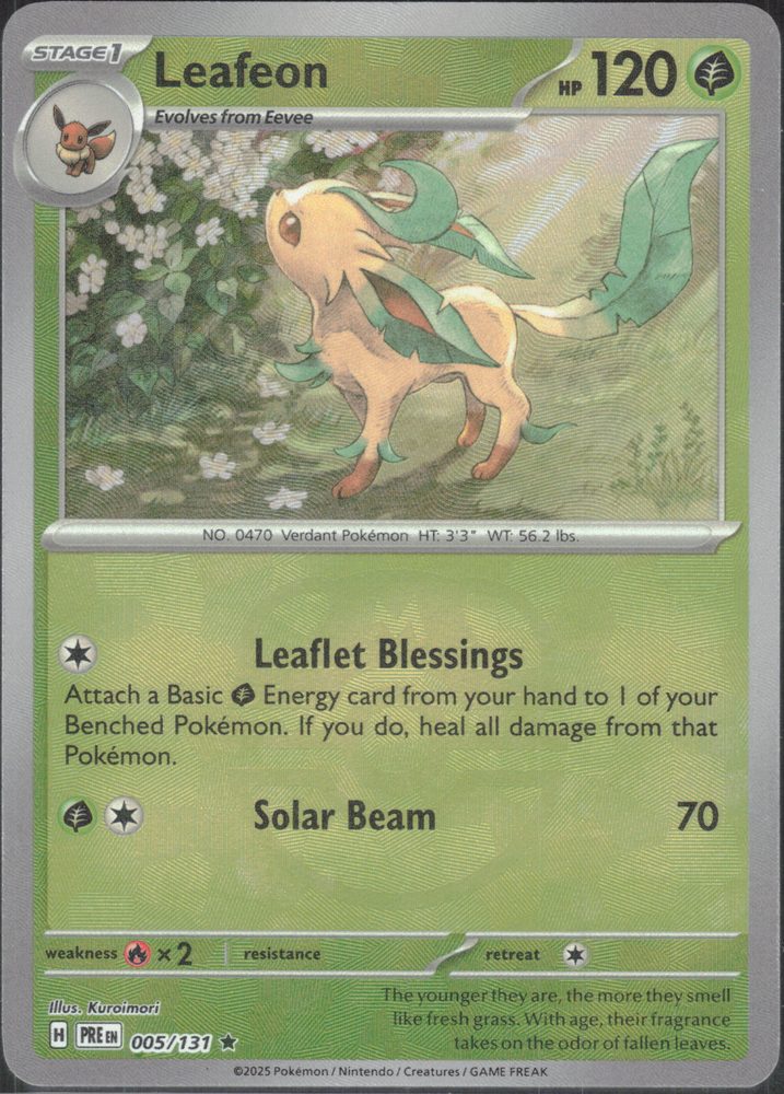 Leafeon — front scan