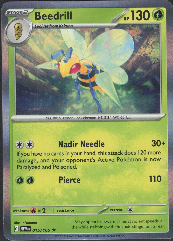 Beedrill — front scan