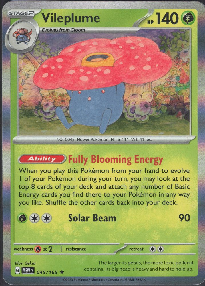 Vileplume — front scan
