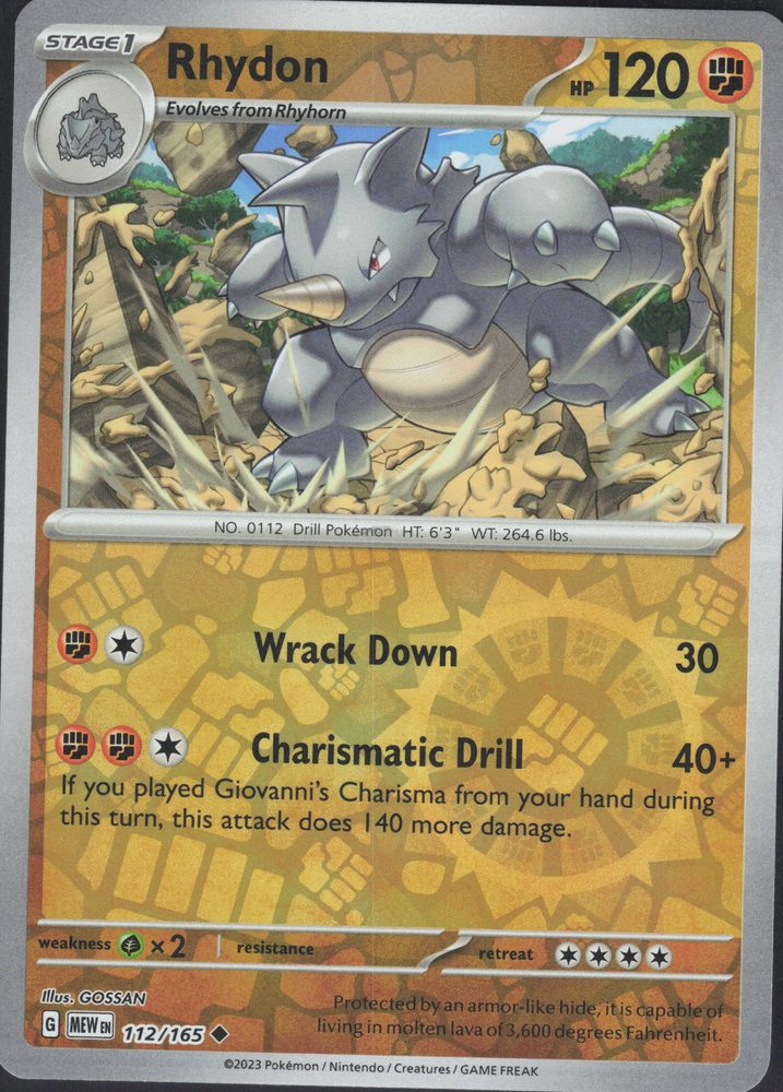 Rhydon — front scan