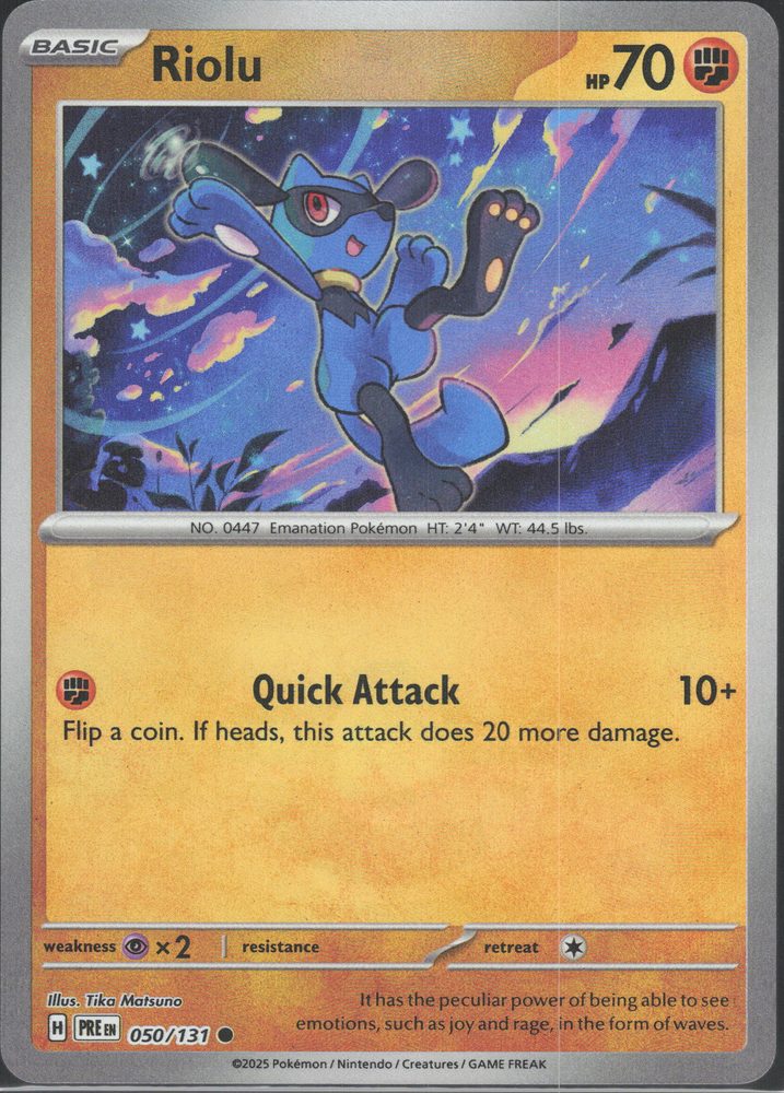 Riolu — front scan
