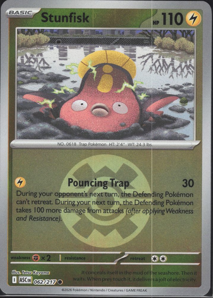 Stunfisk — front scan