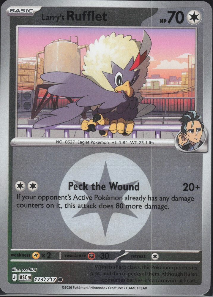 Larry's Rufflet — front scan