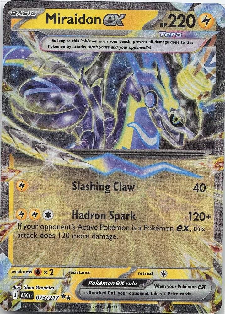 Miraidon ex — front scan