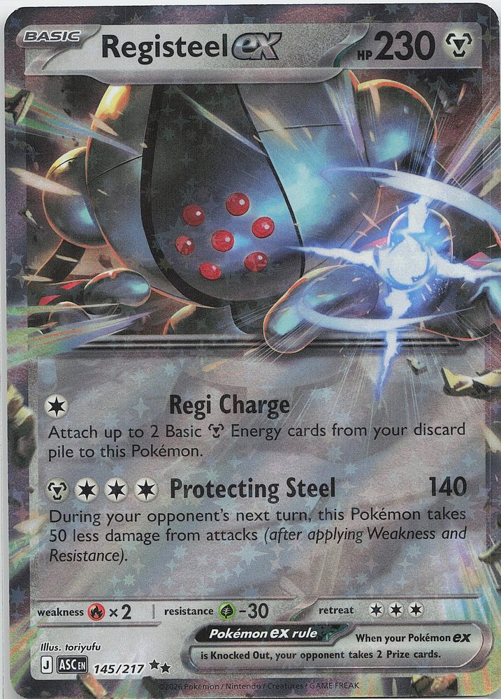 Registeel ex — front scan