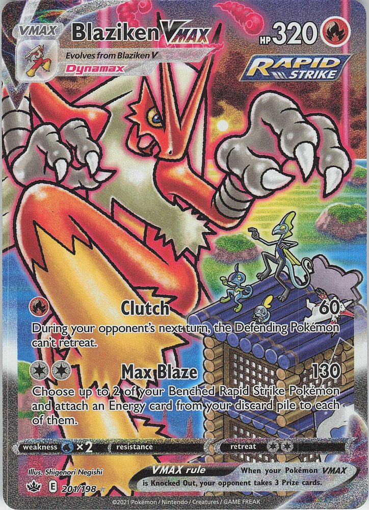 Blaziken VMAX — front scan