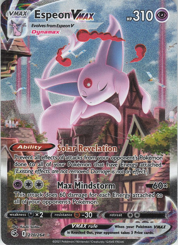 Espeon VMAX — front scan