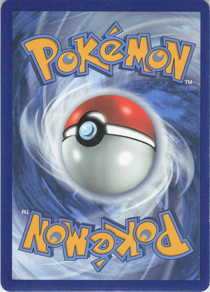 Charizard V — back scan
