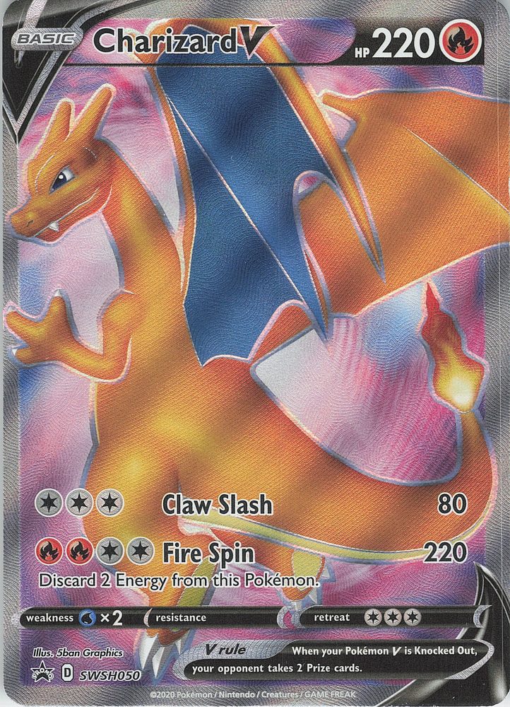 Charizard V — front scan