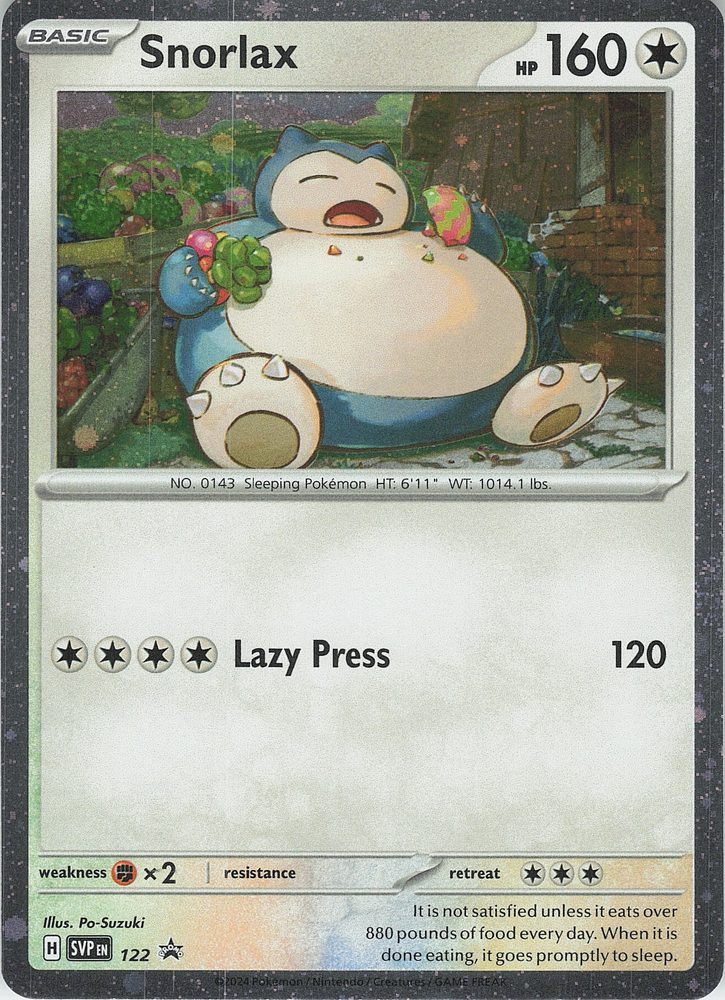 Snorlax — front scan