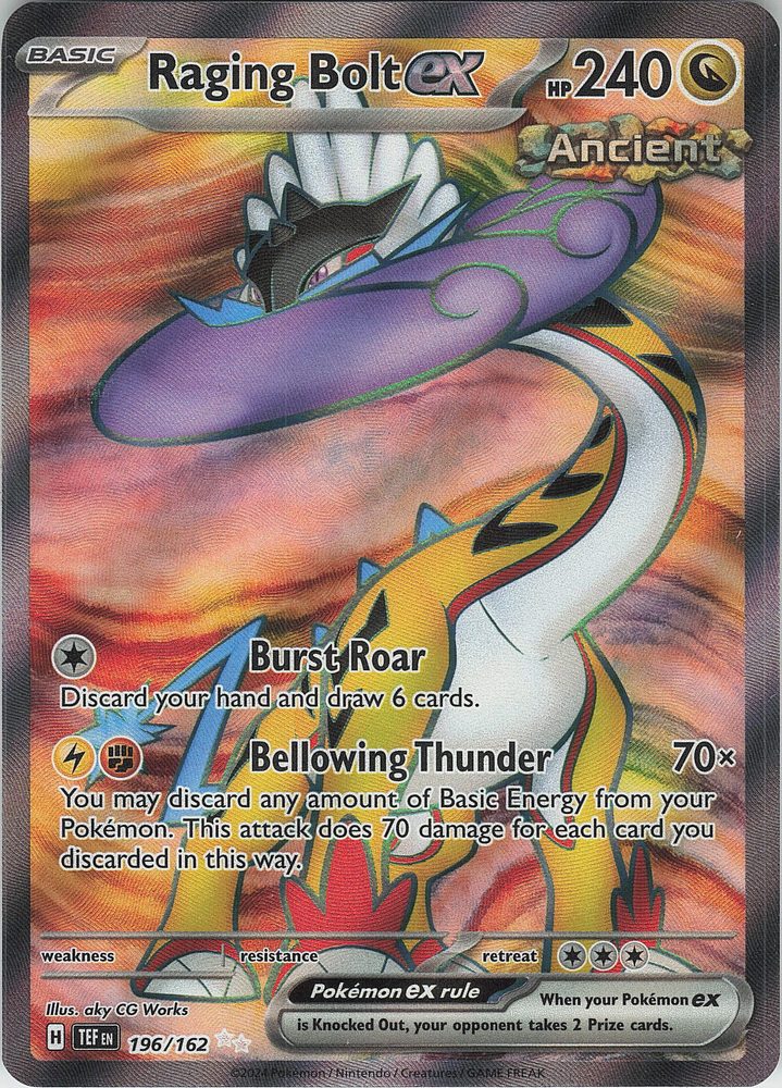 Raging Bolt ex — front scan