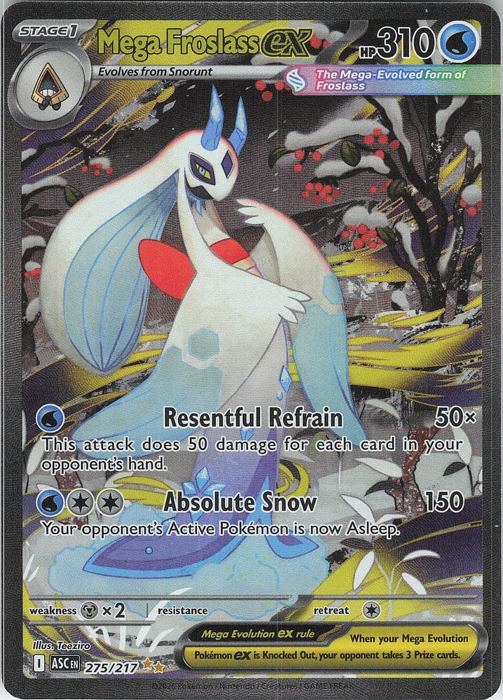 Mega Froslass ex — front scan
