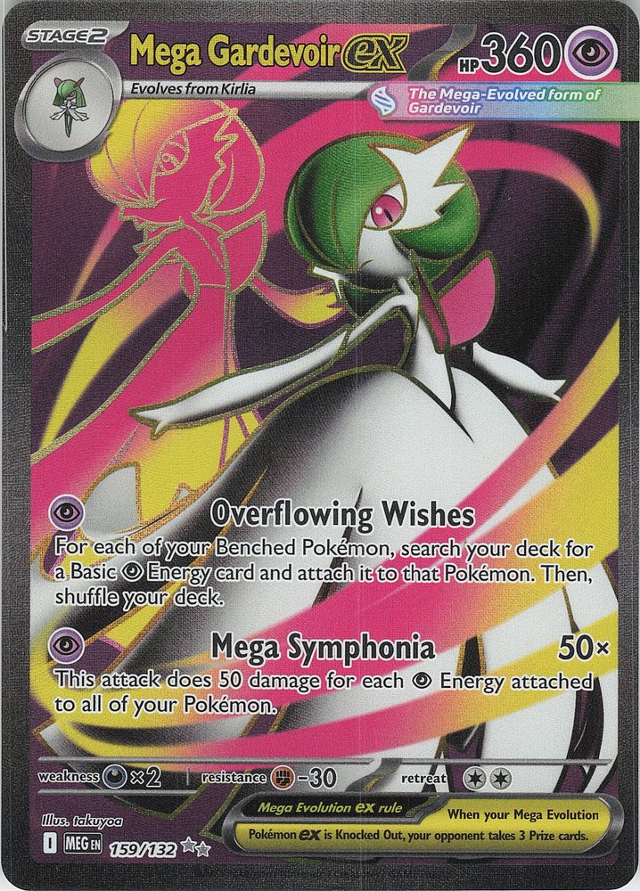 Mega Gardevoir ex — front scan