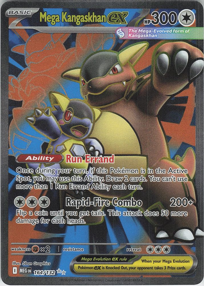 Mega Kangaskhan ex — front scan