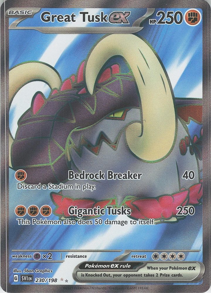 Great Tusk ex — front scan