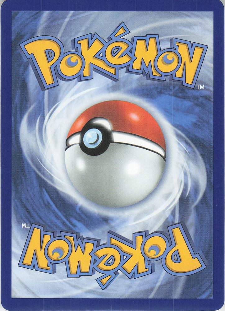 Team Rocket's Moltres ex — back scan