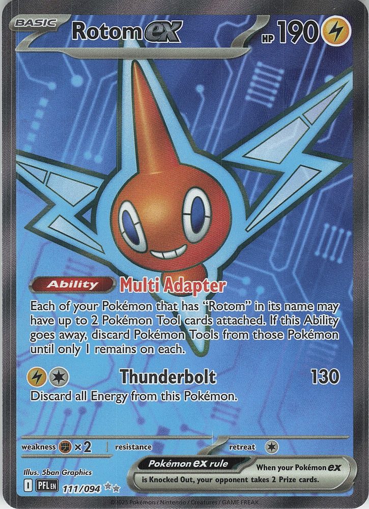 Rotom ex — front scan