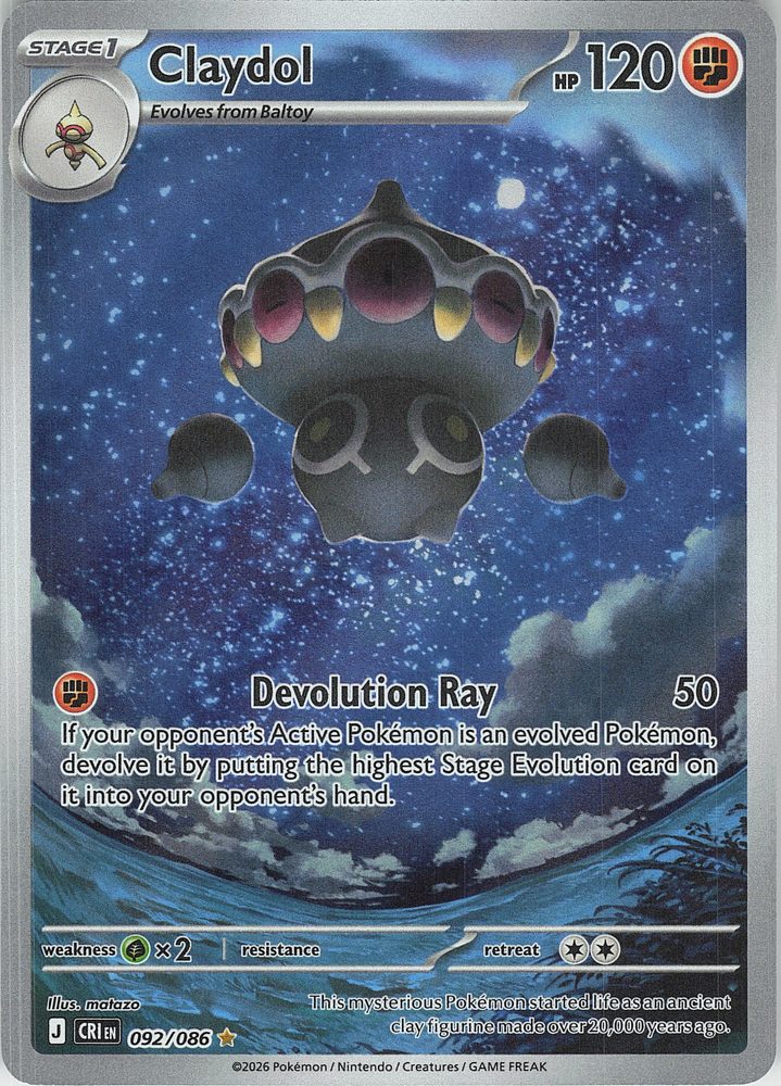 Claydol — front scan